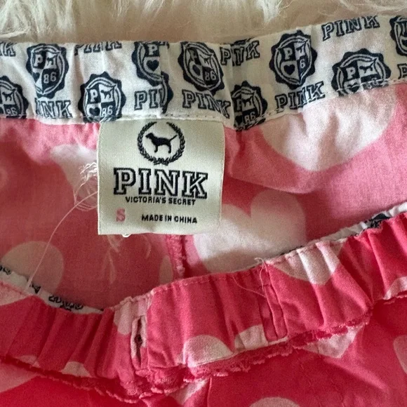 Victoria’s Secret Pink Heart Pajama Pants - Picture 3 of 3